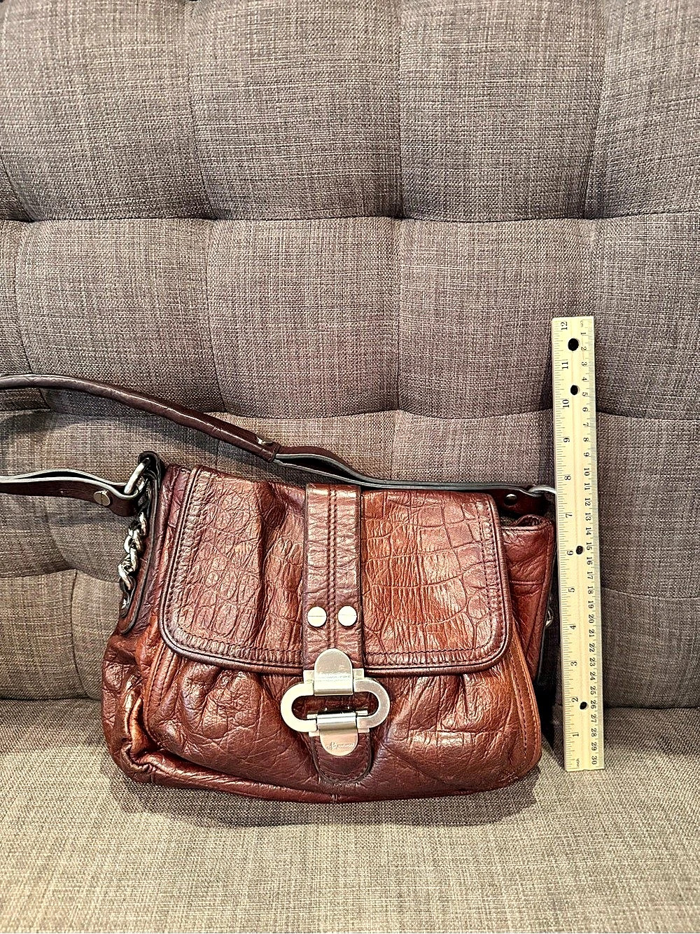 MAKOWSKY Crossbody Bag Brown Leather